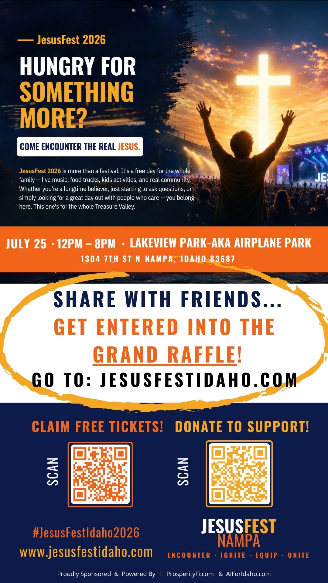 JesusFest Share With Friends story graphic